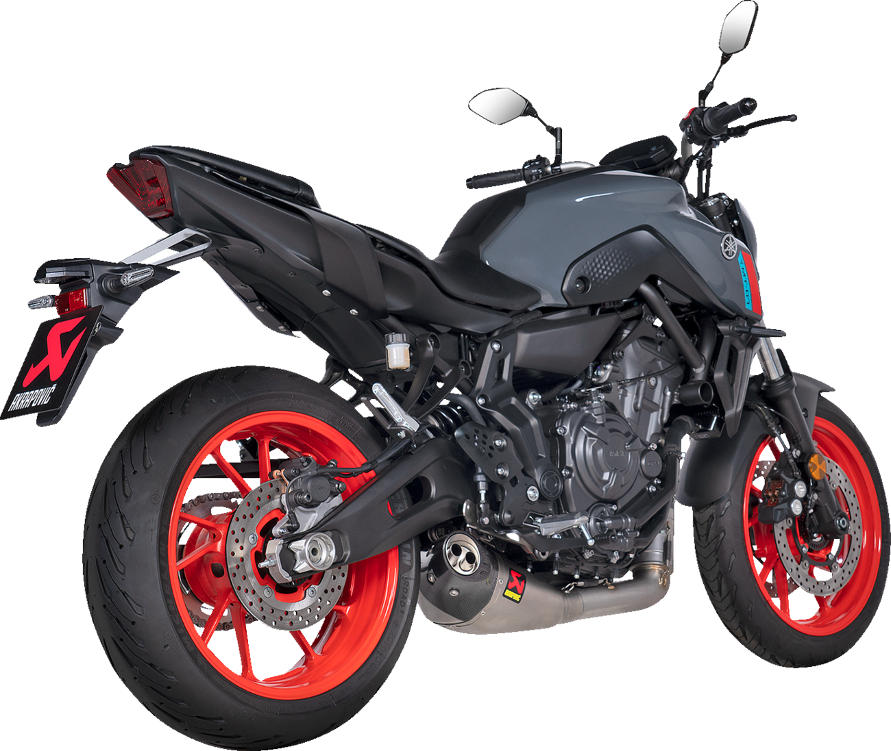 AKRAPOVIC Racing Line Exhaust System - Titanium - Yamaha MT-07/XSR 700 S-Y7R8-HEGEHT/1