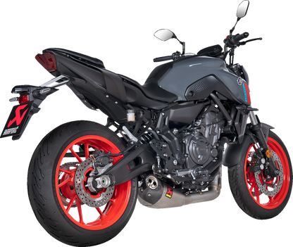 AKRAPOVIC Racing Line Exhaust System - Titanium - Yamaha MT-07/XSR 700 S-Y7R8-HEGEHT/1