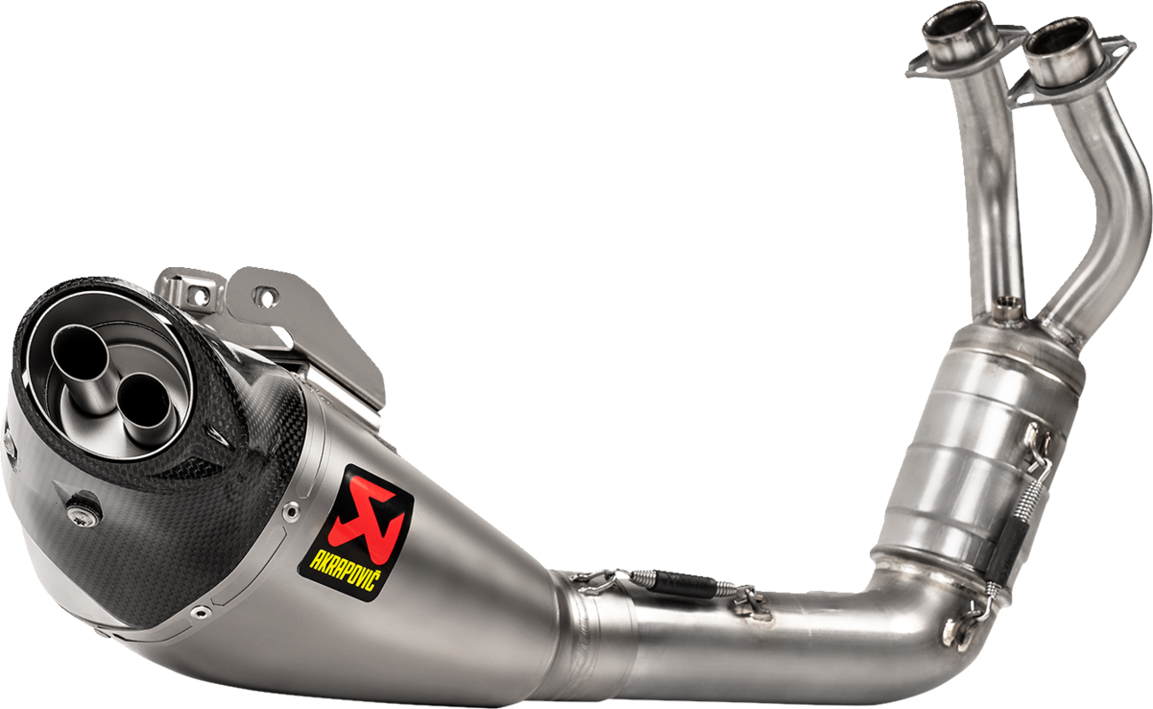 AKRAPOVIC Racing Line Exhaust System - Titanium - Yamaha MT-07/XSR 700 S-Y7R8-HEGEHT/1