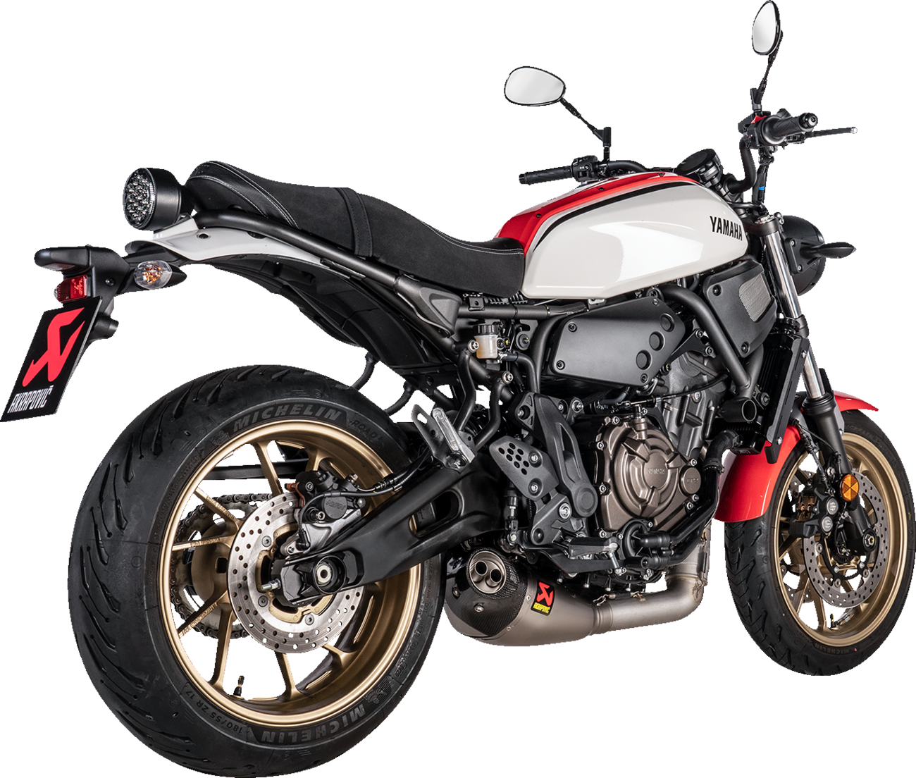 AKRAPOVIC Racing Line Exhaust System - Titanium - Yamaha MT-07/XSR 700 S-Y7R8-HEGEHT/1