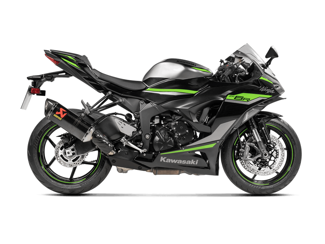 AKRAPOVIC Slip-On Line Muffler - Carbon Fiber - ZX-6R S-K6SO7-HZC/3