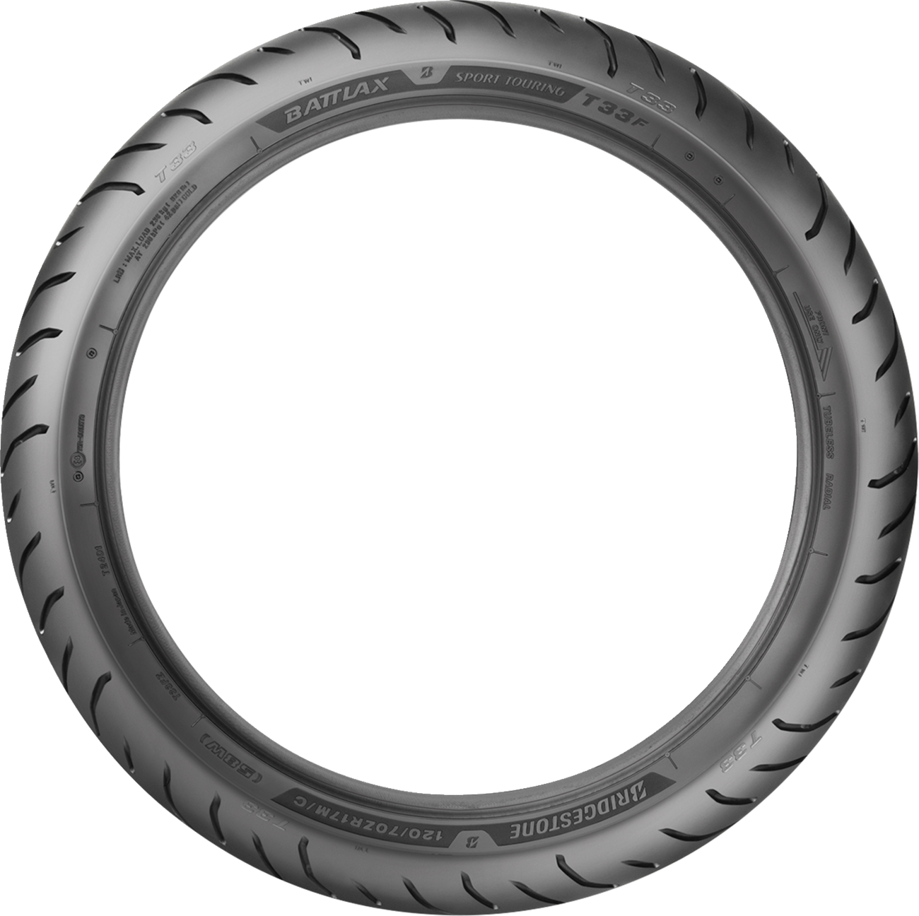 BRIDGESTONE Tire - T33 - Front - 120/70R19 - 60V 20070