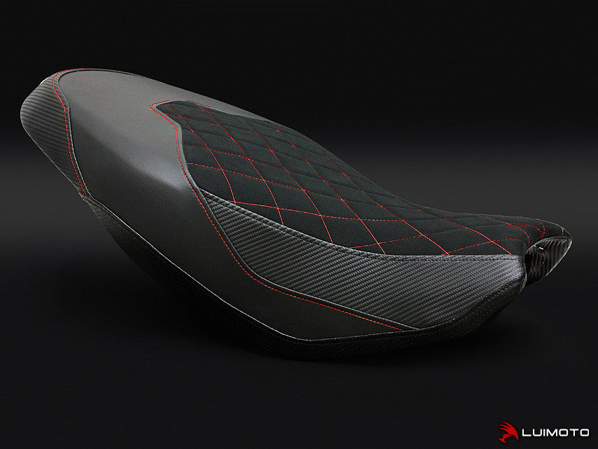 LUIMOTO (Sport Diamond) Rider Seat Cover for the DUCATI SCRAMBLER (2015+)