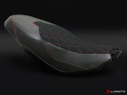 LUIMOTO (Sport Diamond) Rider Seat Cover for the DUCATI SCRAMBLER (2015+)
