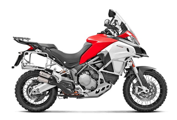 Akrapovic Exhaust for the DUCATI MULTISTRADA 950 and 1200 / 1260 Enduro