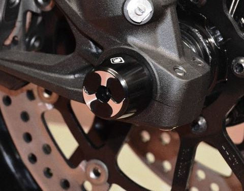 DBK Special Parts (Ducabike) Tri Blade Front Axle Slider for Ducati's with Larger Axle