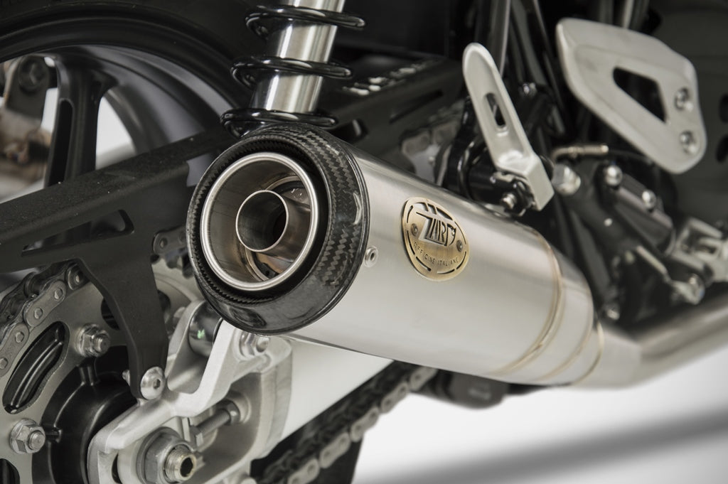 ZARD Conical Dual Slip-ons for the Triumph Speed Twin 1200 and Thuxton R / RS
