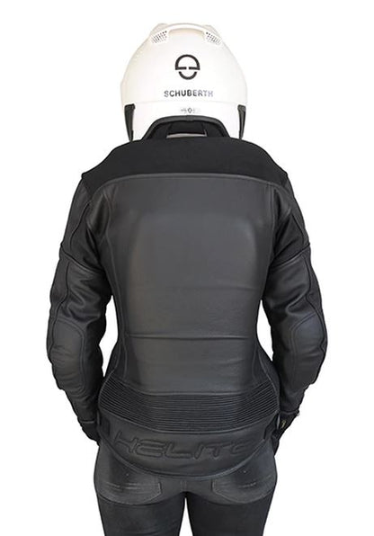Helite XENA Women's Leather Airbag Jacket in Black