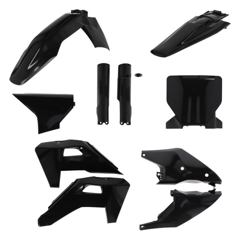Acerbis 2025 Husqvarna 250-450 FC/ FX/TC/ TX Full Plastic Kit - Black