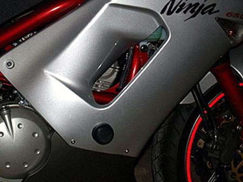 WOODCRAFT Kawasaki Ninja 650R (06-08) Frame Slider Base Kit (pucks sold separately)