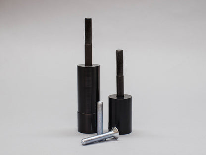 WOODCRAFT Kawasaki Ninja 650R / Z650 (2017+) Frame Slider Base Kit (pucks sold separately)