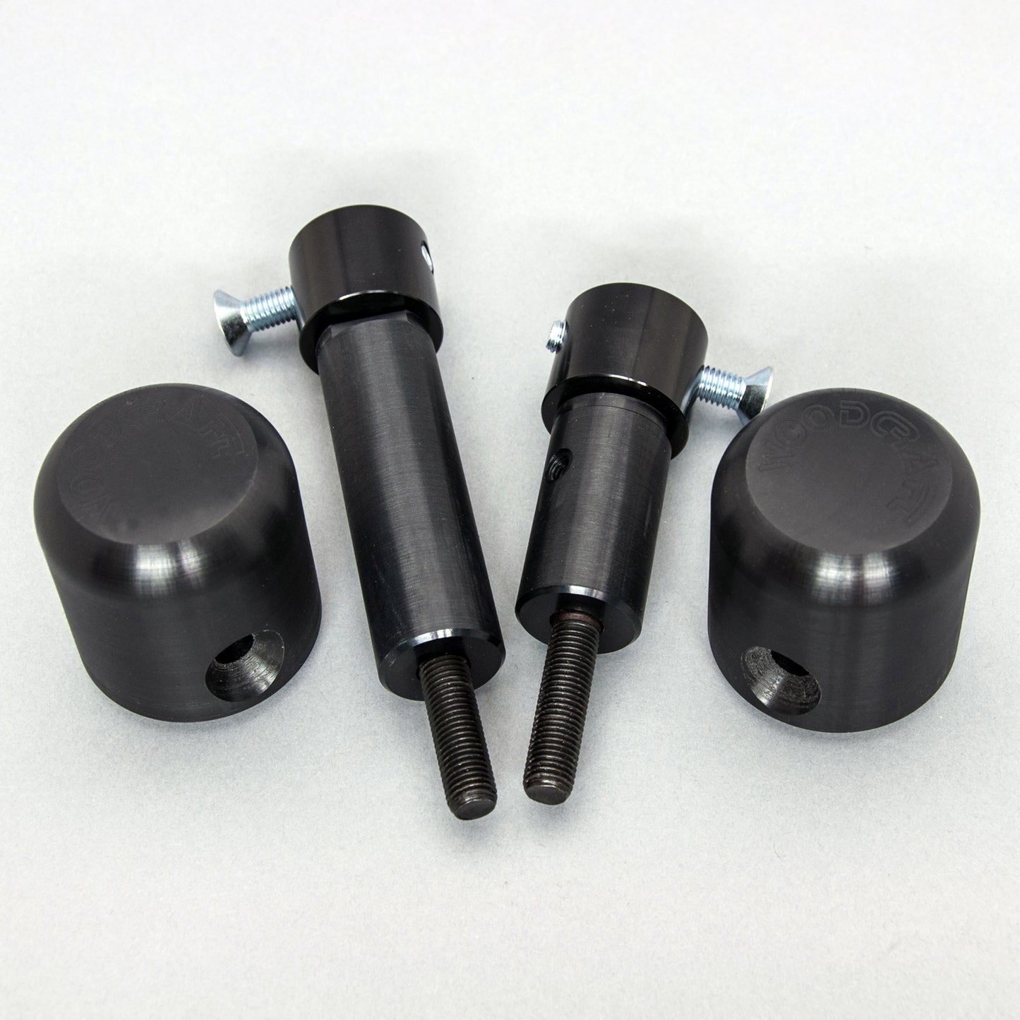 WOODCRAFT Kawasaki Ninja 400 (ex400) RACE Frame Slider Kit (includes 50-1099 pucks)