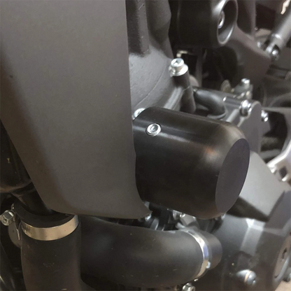 WOODCRAFT Yamaha FZ-09 (MT-09), FJ-09 Tracer, and XSR900 Frame Slider Kit W/ Puck options