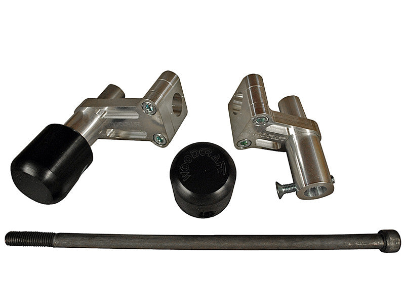 WOODCRAFT Ducati 848 / 1098 / 1198 Under Bodywork Frame Slider Kit (50-1099 pucks included)