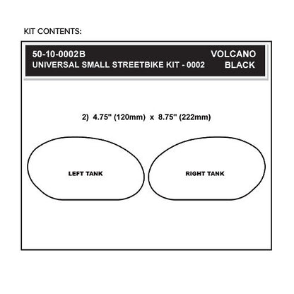 Stompgrip Universal Small Streetbike Kit - Volcano