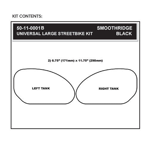 Stompgrip Universal Large Streetbike Kit - Smoothridge