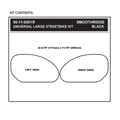 Stompgrip Universal Large Streetbike Kit - Smoothridge