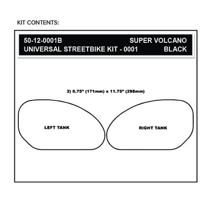 Stompgrip Universal Large Streetbike Kit - Super Volcano