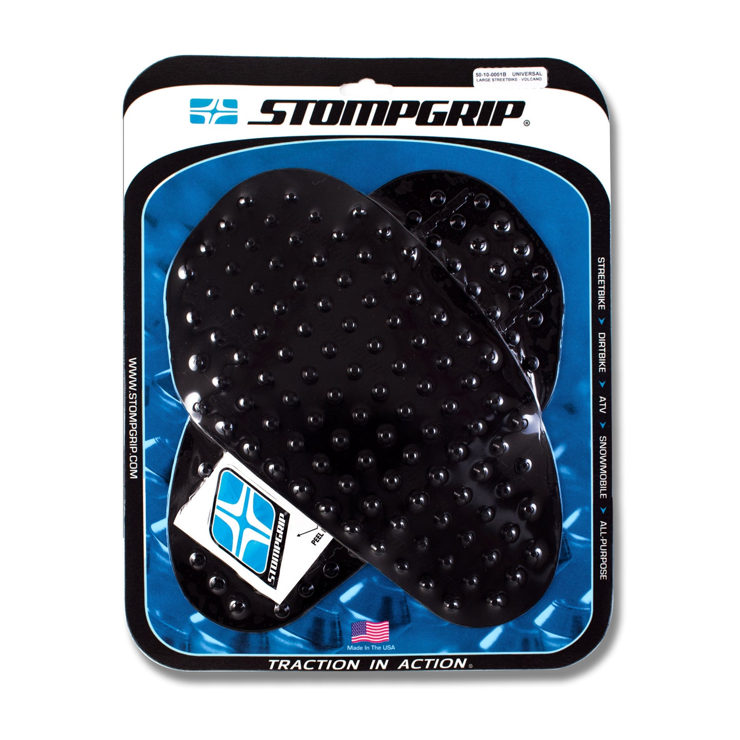 Stompgrip Universal Large Streetbike Kit - Super Volcano