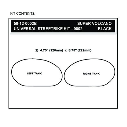 Stompgrip Universal Small Streetbike Kit - Super Volcano