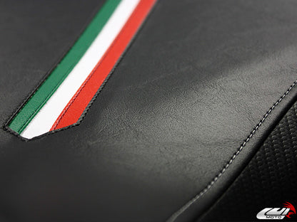LUIMOTO (Team Italia) Rider Seat Cover for the DUCATI MULTISTRADA 1100 / 1000 / 620 (03-09)