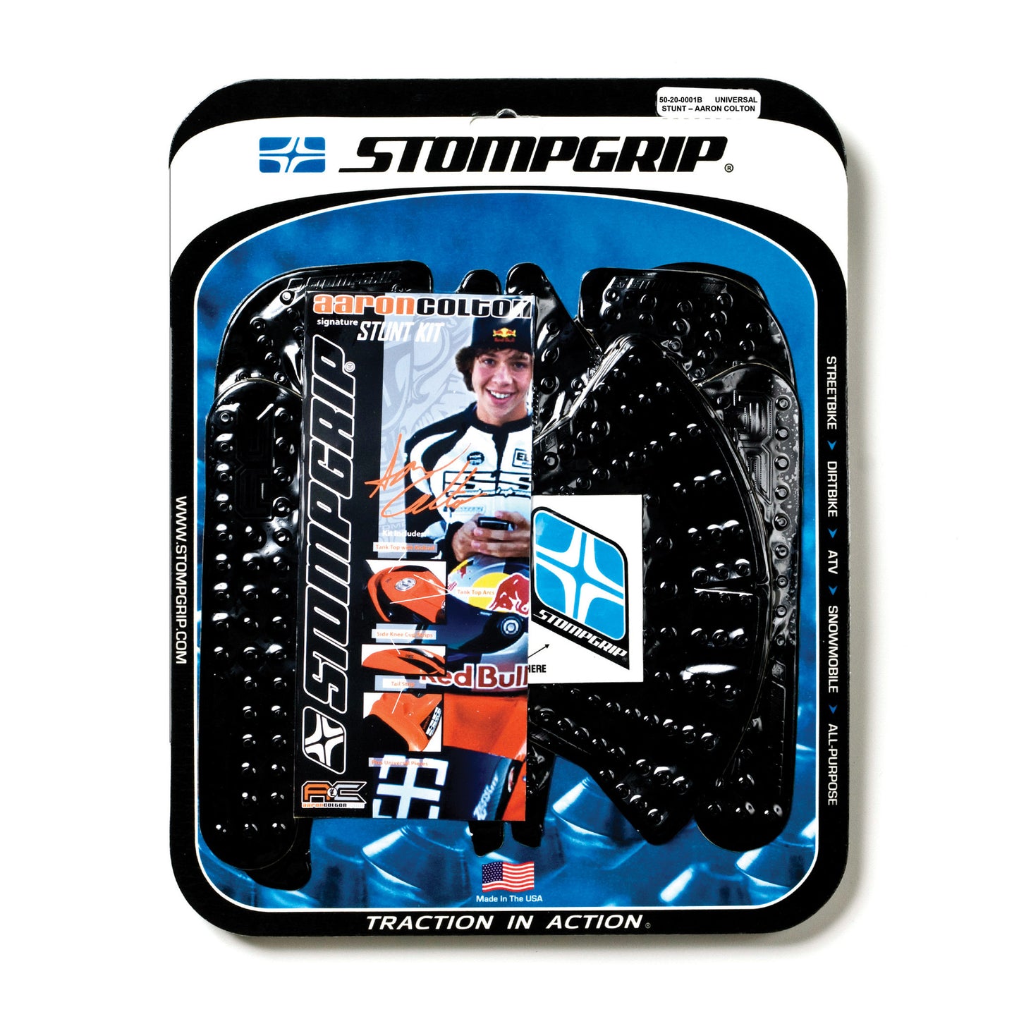 Stompgrip Universal Stunt Aaron Colton Signature Kit - Volcano