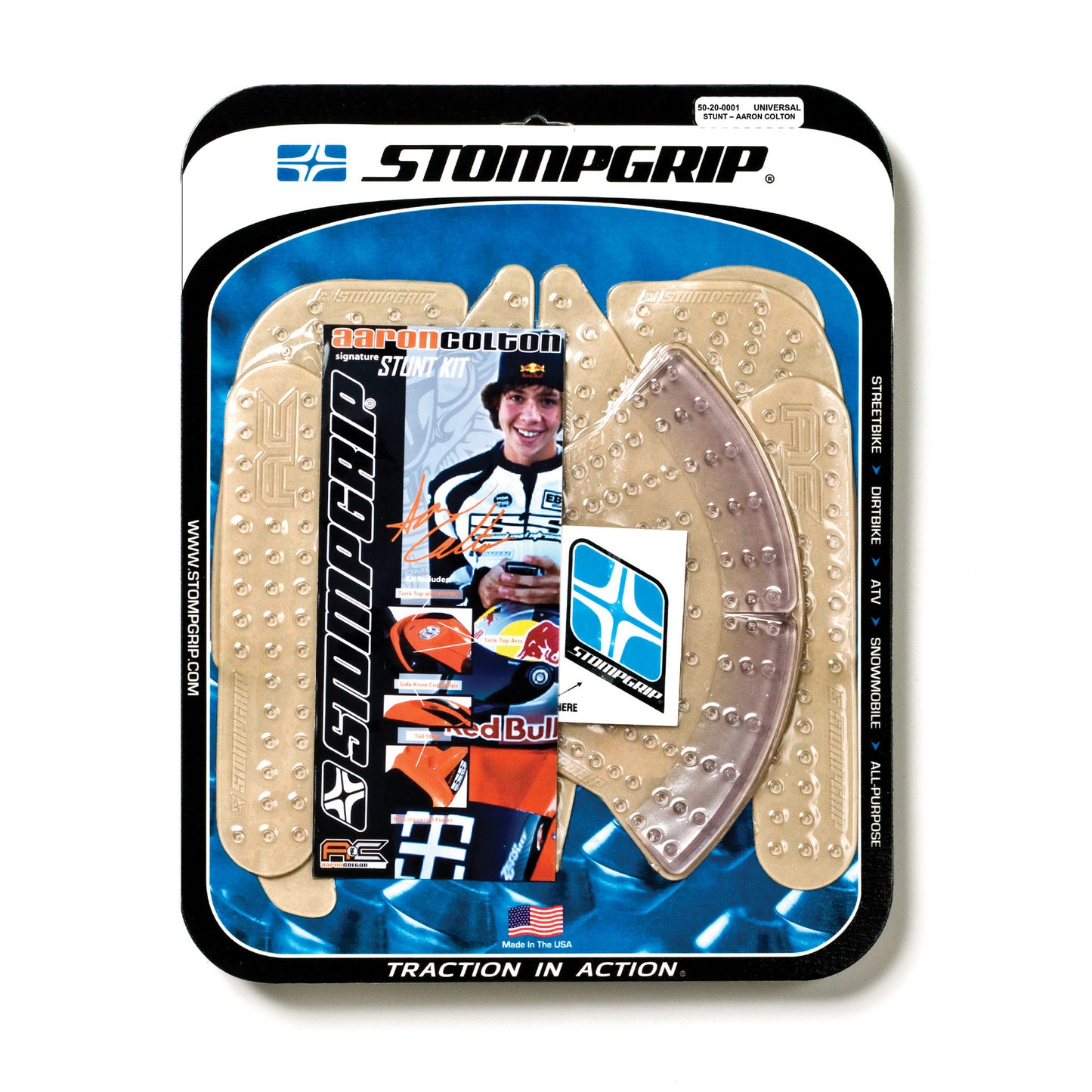 Stompgrip Universal Stunt Aaron Colton Signature Kit - Volcano