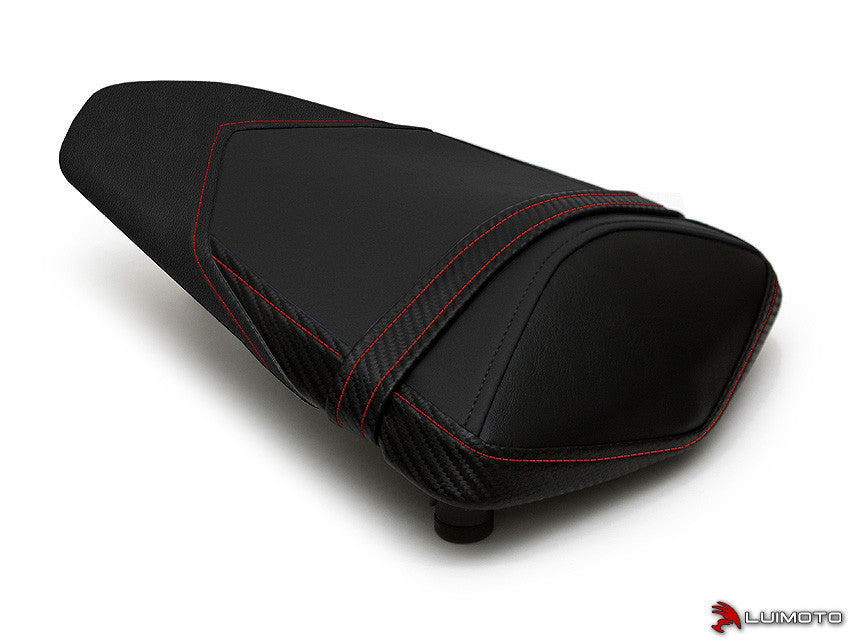 LUIMOTO (Sport) Passenger Seat Covers for the YAMAHA YZF-R3 (2015-2018) & YZF-R25 (2014-2018)