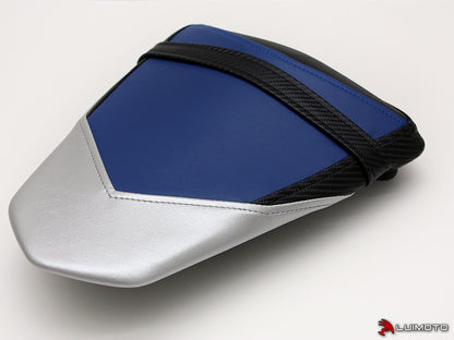LUIMOTO (Sport) Passenger Seat Covers for the YAMAHA YZF-R3 (2015-2018) & YZF-R25 (2014-2018)