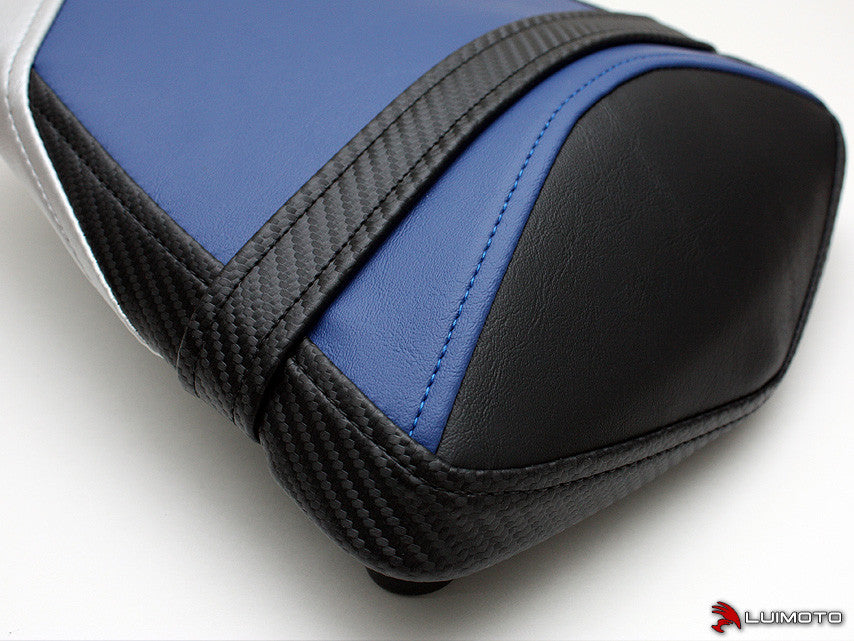 LUIMOTO (Sport) Passenger Seat Covers for the YAMAHA YZF-R3 (2015-2018) & YZF-R25 (2014-2018)