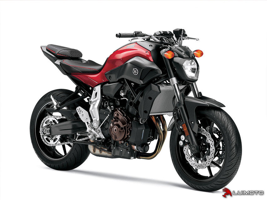 LUIMOTO Baseline Rider Seat Cover for the YAMAHA FZ-07 MT07 (14-17)