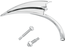 ARLEN NESS Mirror - Micro - Scoop - Side View - Triangle - Chrome - Right 13-061