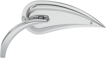 ARLEN NESS Mirror - Rad III - Side View - Teardrop - Chrome - Left 13-090