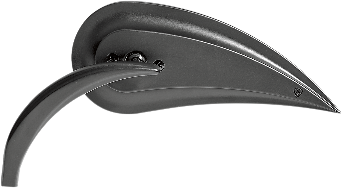ARLEN NESS Mirror - Rad III - Side View - Teardrop - Black - Left 13-092
