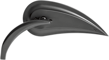 ARLEN NESS Mirror - Rad III - Side View - Teardrop - Black - Left 13-092