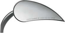 ARLEN NESS Mirror - Rad III - Side View - Teardrop - Black - Right 13-093