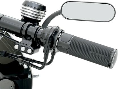 ARLEN NESS Mirror - Micro - Mini - Side View - Oval - Black - Right 13-413