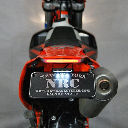 New Rage Cycles (NRC) KTM 350 EXC-F Fender Eliminator and Integrated Taillight
