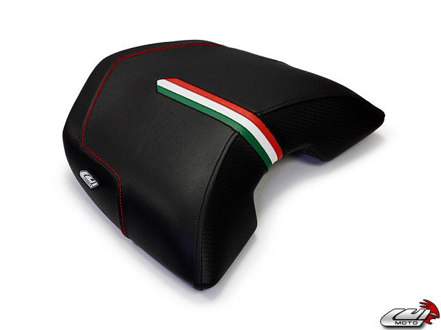 LUIMOTO (Team Italia) Passenger Seat Cover for the DUCATI MULTISTRADA 1100 / 1000 / 620 (03-09)