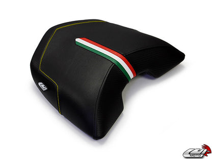 LUIMOTO (Team Italia) Passenger Seat Cover for the DUCATI MULTISTRADA 1100 / 1000 / 620 (03-09)