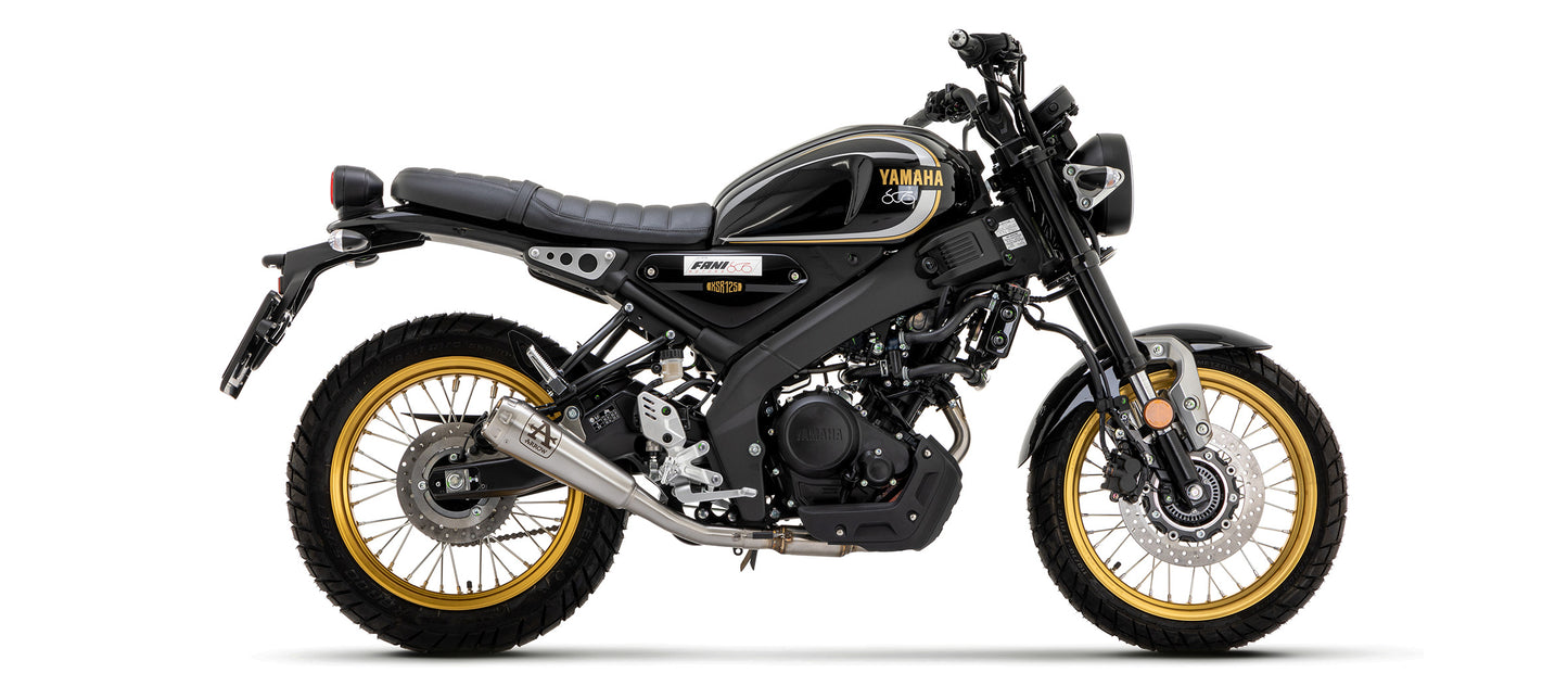 Arrow Exhaust for the Yamaha XSR125 2021-2024