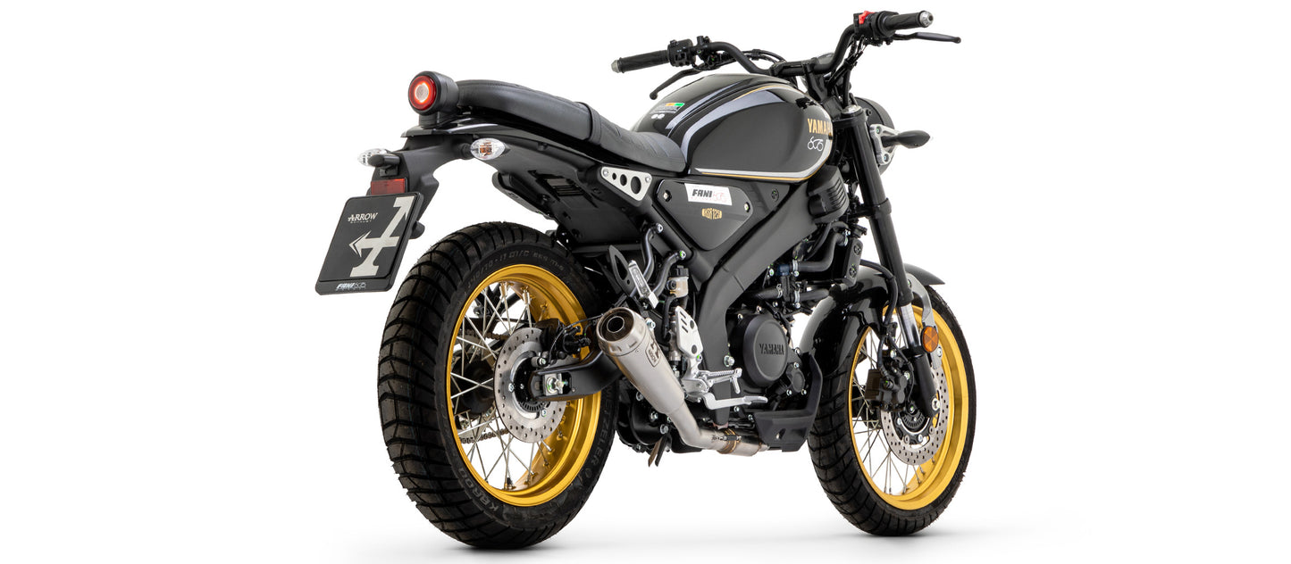 Arrow Exhaust for the Yamaha XSR125 2021-2024