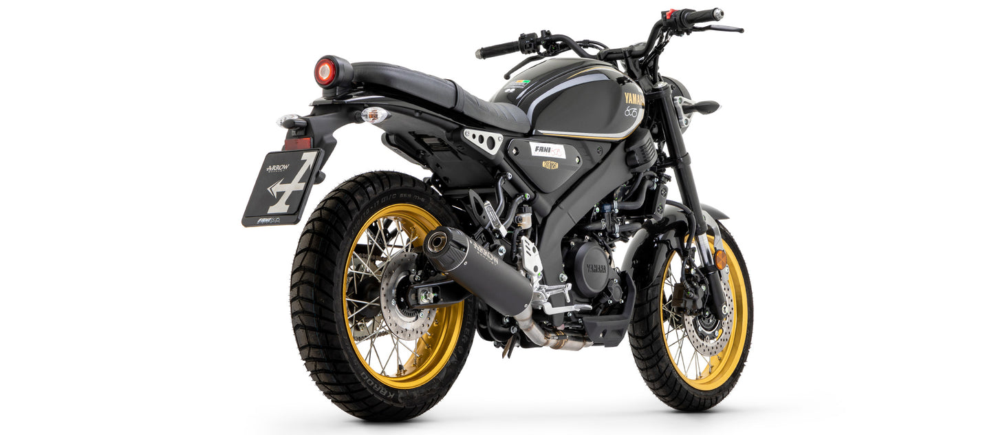 Arrow Exhaust for the Yamaha XSR125 2021-2024