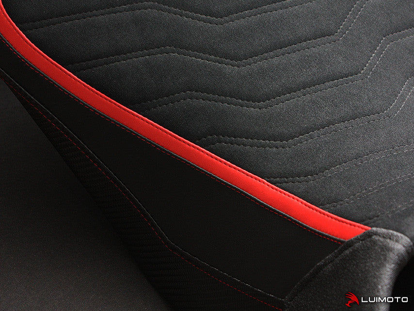 LUIMOTO (Team Italia) Rider Seat Covers for the DUCATI MULTISTRADA 1200 / 1260 (2015+)