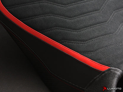LUIMOTO (Team Italia) Rider Seat Covers for the DUCATI MULTISTRADA 1200 / 1260 (2015+)