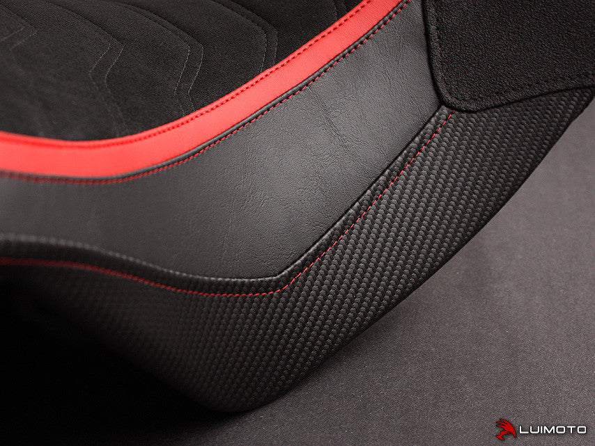 LUIMOTO (Team Italia) Rider Seat Covers for the DUCATI MULTISTRADA 1200 / 1260 (2015+)