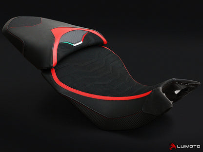 LUIMOTO (Team Italia) Passenger Seat Covers for the DUCATI MULTISTRADA 1200 / 1260 (2015+)