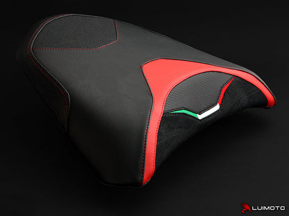 LUIMOTO (Team Italia) Passenger Seat Covers for the DUCATI MULTISTRADA 1200 / 1260 (2015+)