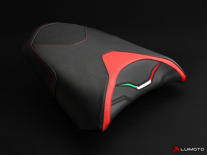 LUIMOTO (Team Italia) Passenger Seat Covers for the DUCATI MULTISTRADA 1200 / 1260 (2015+)