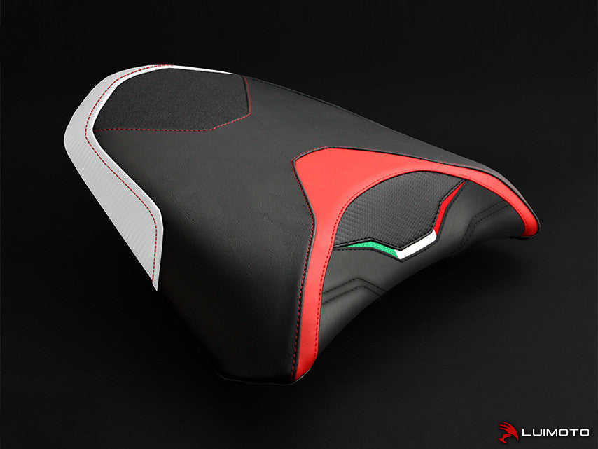 LUIMOTO (Team Italia) Passenger Seat Covers for the DUCATI MULTISTRADA 1200 / 1260 (2015+)
